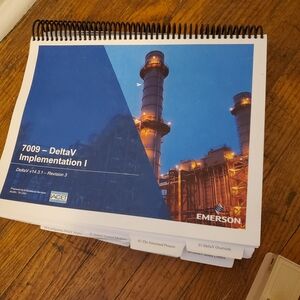  a training manual for the "7009 - DeltaV Implementation I" course